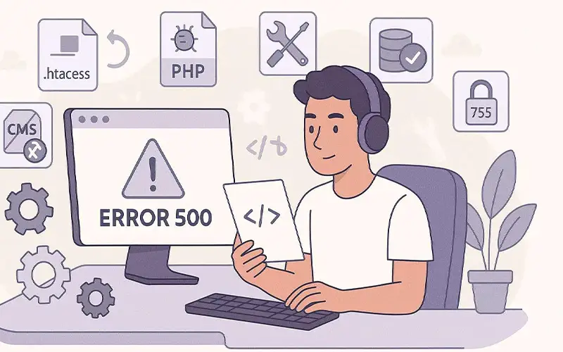 خطای 500 در وردپرس چیست؟ دلایل و روش رفع آن